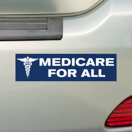 Geneesmiddelen voor alle universele gezondheidszor bumpersticker (Op auto)