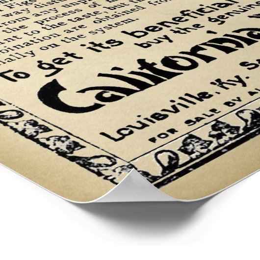  geneesmiddelenafdruk - stroop van figuren poster (Hoek)