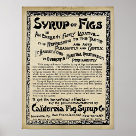  geneesmiddelenafdruk - stroop van figuren poster