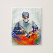 Geneesmiddelenkunst Legpuzzel (Verticaal)