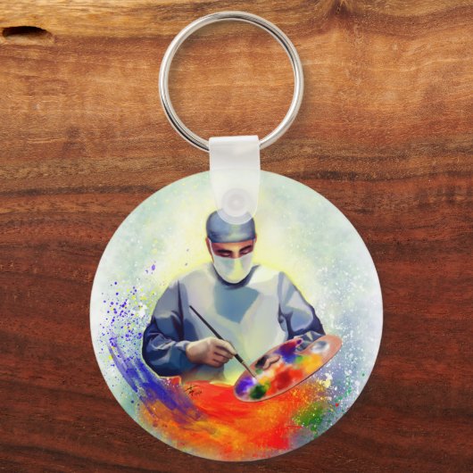 Geneesmiddelenkunst Sleutelhanger (Voorkant)