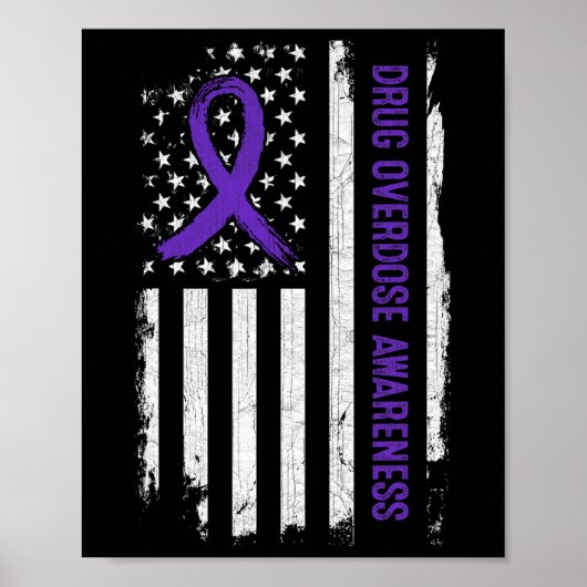 Geneesmiddelenoverdosering Amerikaanse vlag - Paar Poster (Voorkant)