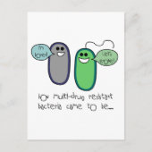 Geneesmiddelenresistentie Briefkaart (Voorkant)