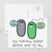 Geneesmiddelenresistentie Briefkaart (Voorkant / Achterkant)