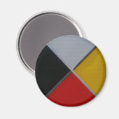 Geneesmiddelenwiel 2-inch Ronde Magnet (Voorkant / Achterkant)