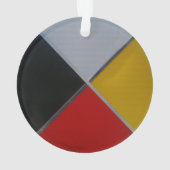 Geneesmiddelenwiel Acrylcirkelvormig Ornament (achterkant)