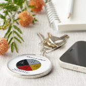 Geneesmiddelenwiel Grote Premium-Sleutelhanger Sleutelhanger (Zijkant)