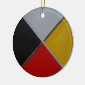 Geneesmiddelenwiel Keramisch Ronde voor sierdoelei Keramisch Ornament (Links)