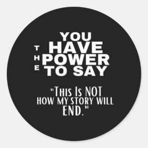 Geneesmiddelherstel Overdosis Bewustzijn Dag Herst Ronde Sticker