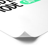 Geneesmiddelmodus op T-shirt Poster (Hoek)