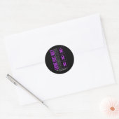 Geneesmiddeloverdosering Bewustwording Niet verget Ronde Sticker (Envelop)