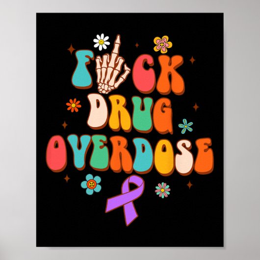 Geneesmiddeloverdosis Bewustzijn Drugsverslaving F Poster (Voorkant)