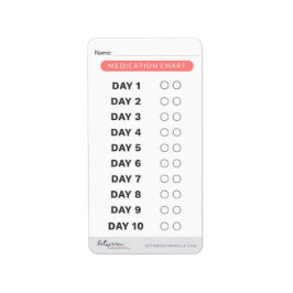 Geneesmiddelvolglabel - Klein Etiket