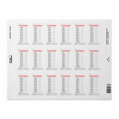 Geneesmiddelvolglabel - Klein Etiket (Full Sheet)