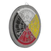 geneesmiddelwiel heilige ring dartbord (Voorkant Links)