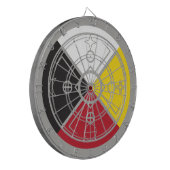 geneesmiddelwiel heilige ring dartbord (Voorkant Links)