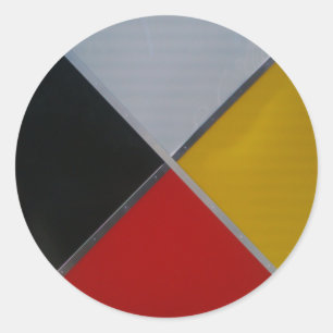 Geneesmiddelwiel Ronde Sticker
