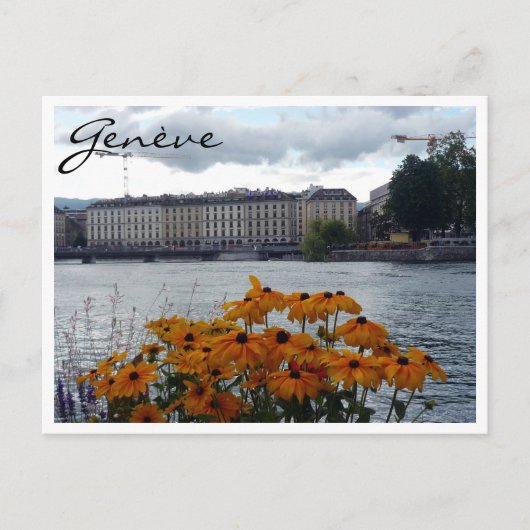 genèeva flafloral briefkaart (Voorkant)