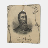 Genera John Bell Hood Keramisch Ornament (Links)