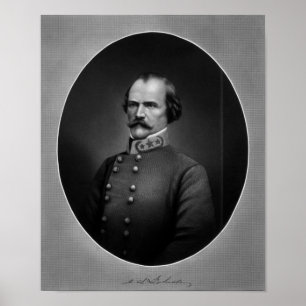 Generaal Albert Sidney Johnston Poster