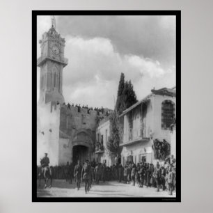 Generaal Allenby in Jerusalem 1917 Poster
