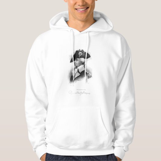 Generaal Anthony Wayne — Amerikaanse Revolutie Hoodie (Voorkant)