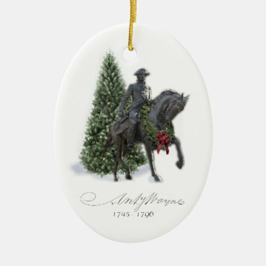 Generaal Anthony Wayne Ornament (Voorkant)