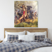 Generaal Antoine-Charles-Louis Lasalle 1912 Canvas Afdruk (Insitu (Slaapkamer))