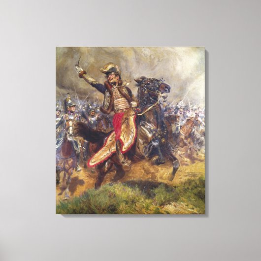 Generaal Antoine-Charles-Louis Lasalle 1912 Canvas Afdruk (Voorkant)