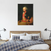 Generaal Antonio Ricardos c.1793-94 Canvas Afdruk (Insitu (Slaapkamer))