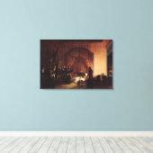Generaal Bonaparte, gevangen Oostenrijks-Sardijns Canvas Afdruk (Insitu (Houten vloer))