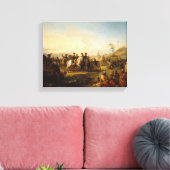 Generaal Bonaparte naar de fonteinen van Canvas Afdruk (Insitu (Woonkamer))