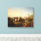 Generaal Bonaparte naar de fonteinen van Canvas Afdruk (Insitu (Houten vloer))