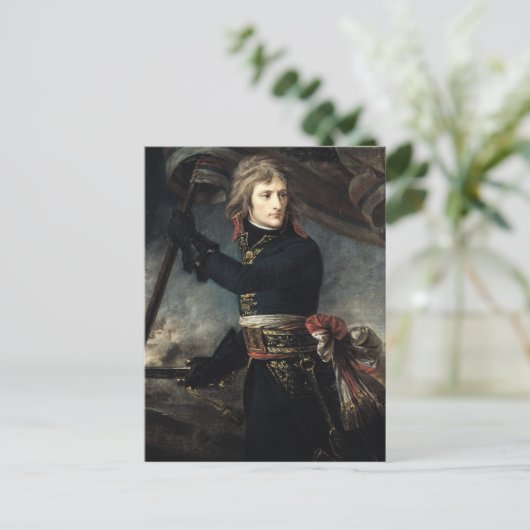 Generaal Bonaparte op de brug in Arcole Briefkaart (Staand voorkant)
