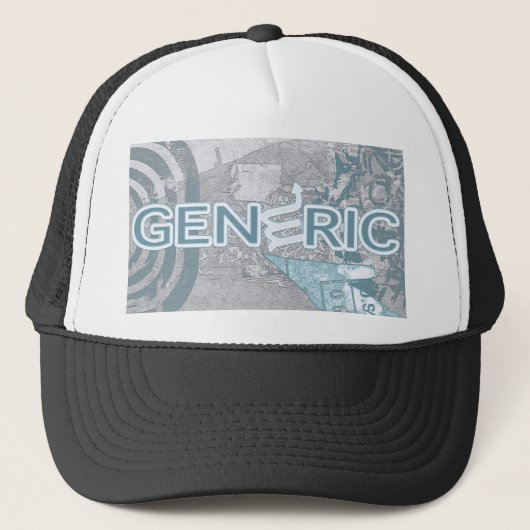 GENERAAL BRAND LOGO TRUCKER HAT PET (Voorkant)