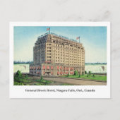 -generaal Brock Hotel Niagara Canada Briefkaart (Voorkant)