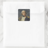 Generaal Charles Pichegru Vierkante Sticker (Tas)