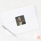 Generaal Charles Pichegru Vierkante Sticker (Envelop)
