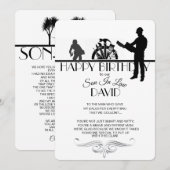 Generaal contracteur Zoon-in-law Birthday Kaart (Voorkant / Achterkant)