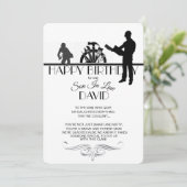 Generaal contracteur Zoon-in-law Birthday Kaart (Staand voorkant)