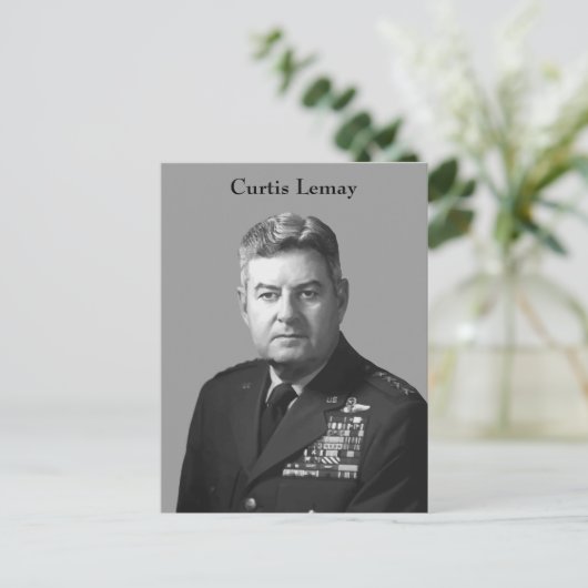 Generaal Curtis Lemay Briefkaart (Staand voorkant)