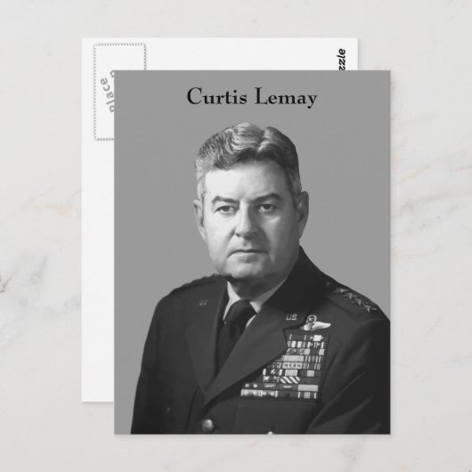 Generaal Curtis Lemay Briefkaart (Voorkant / Achterkant)