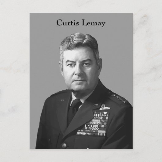 Generaal Curtis Lemay Briefkaart (Voorkant)