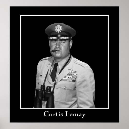 Generaal Curtis Lemay Poster (Voorkant)