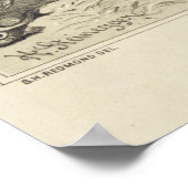 Generaal Custer's doodsstrijd [1878?] Poster (Hoek)