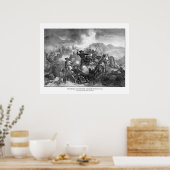 Generaal Custer's doodsstrijd Poster (Keuken)