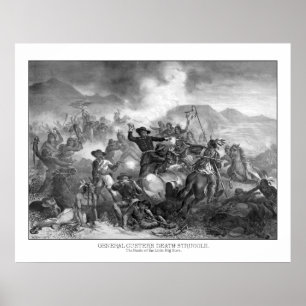 Generaal Custer's doodsstrijd Poster