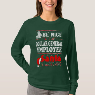 Generaal Dollar-medewerker kerstkerstkerstmis T-shirt