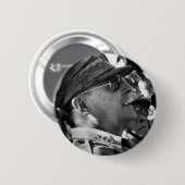 Generaal Douglas MacArthur met Corncob Pipe Ronde Button 5,7 Cm (Voorkant /achterkant)