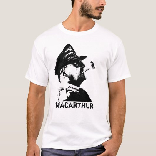 Generaal Douglas MacArthur T-shirt (Voorkant)